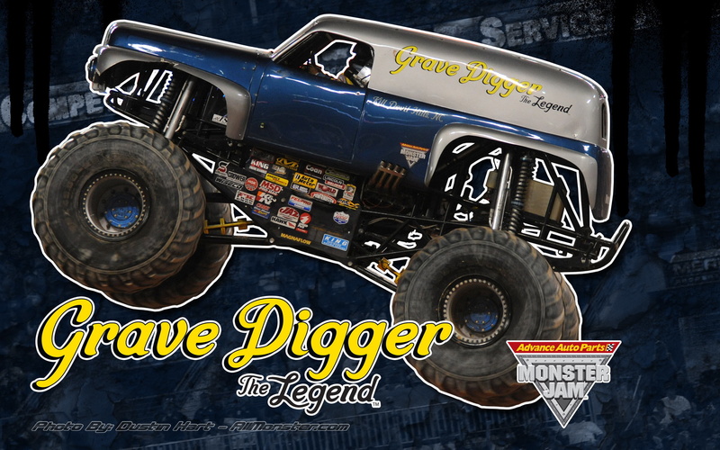 grave, race, 1080P, monster, 4x4, truck, monster truck, racing, digger