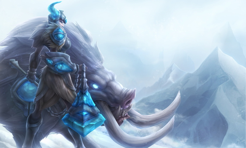 statue, league of legends, mountain, magical, outdoors, winter, Games, sculpture, blue, representation, close-up, no people, cold temperature, monster