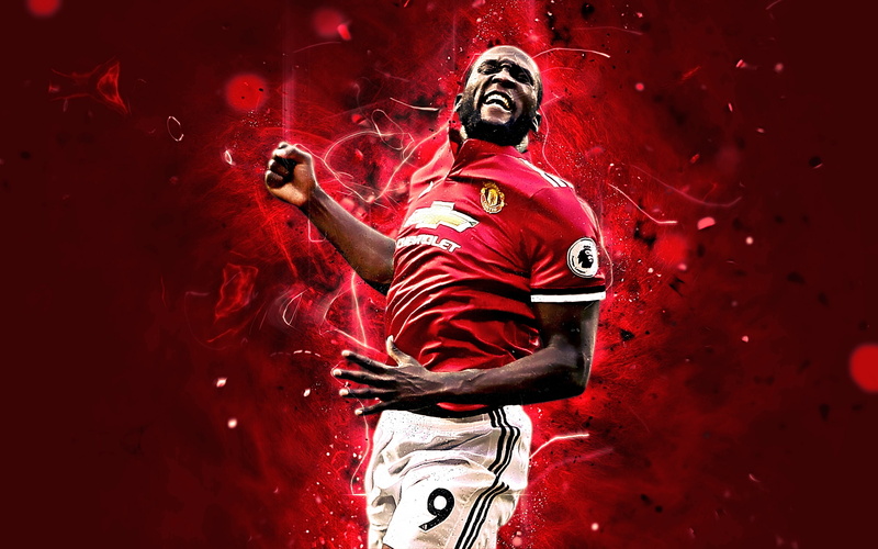 Belgian, Romelu Lukaku, Manchester United F.C., Soccer, 2K