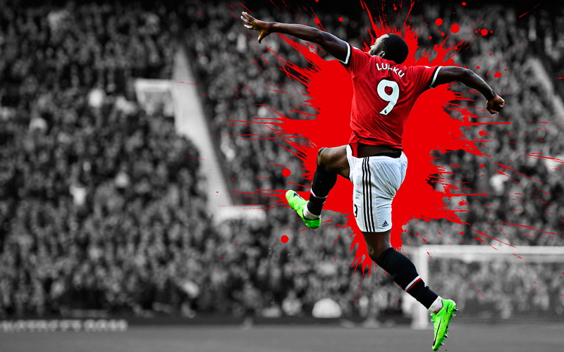 Manchester United F.C., Romelu Lukaku, Soccer, 4K, Belgian