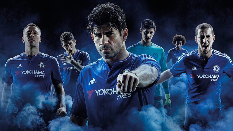 competition, blue, athlete, Yokohama, Diego Costa, standing, Terry, cooperation, people, sport, adult, soccer, text, Oscar, waist up, teamwork, Hazard