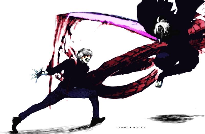 Blood, Seidou Takizawa, Ken Kaneki, Tokyo Ghoul, White Hair, Boy, Anime, 1080P, Mask, Haise Sasaki, Tokyo Ghoul:re, Kagune (Tokyo Ghoul)
