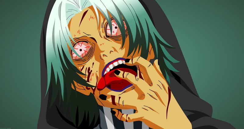 Minimalist, Anime, Tokyo Ghoul, Tokyo Ghoul:re, Seidou Takizawa, Scary, 8K