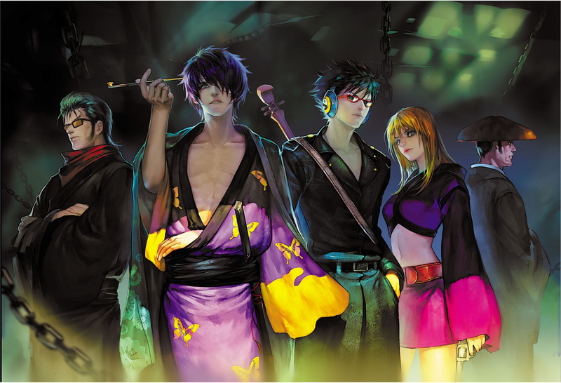  performance, people, young women, 1080P, traditional clothing, anime boys, group of people, three quarter length, multi colored, anime girls