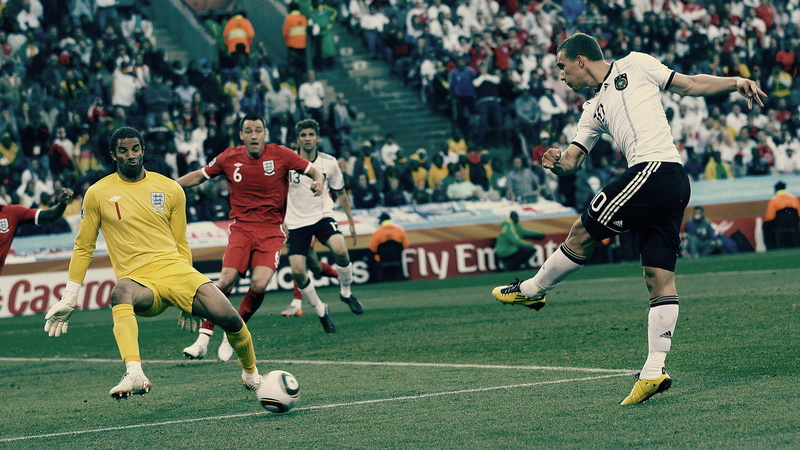 motion, sports team, England, soccer, team sport, spectator, James, athlete, 1080P, World Cup 2010, full length, competitive sport, sports equipment, Lukas Podolski