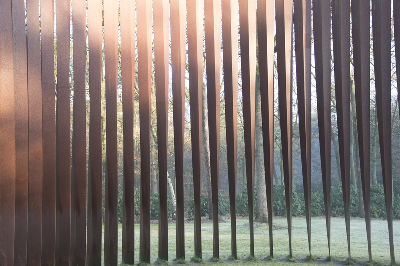 silver colored, alloy, backgrounds, rusty, shadow, sunlight, nature, 5K, see through, fence, corrugated iron, art, otterlo, netherlands, security, iron