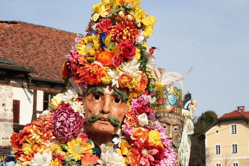 plant, muller and slush gerer, day, Carnival Parade, creativity, flowering plant, Tyrol, outdoors, real people, Customs, sunlight, human representation