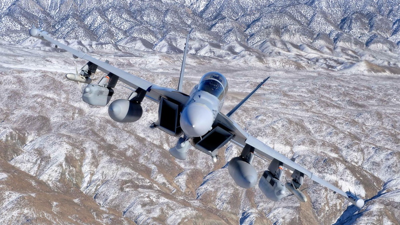 entropy, 1080i, ea-18g growler, snow, f-18, grizzly, 1080P, super hornet, aircraft planes, 1080p
