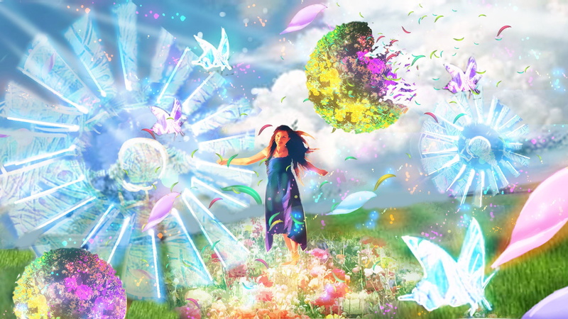 shooter, abstract, psychedelic, child of eden, eden, action, child, 2K, music, fantasy