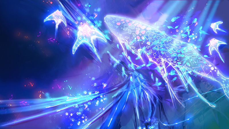 fantasy, child of eden, shooter, child, abstract, psychedelic, 2K, action, music, eden