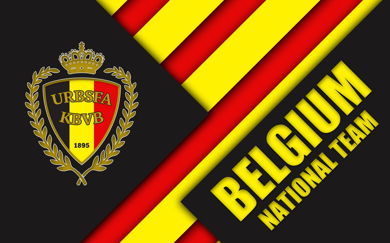 Belgium National Football Team, Emblem, Logo, Belgium, Soccer, 4K