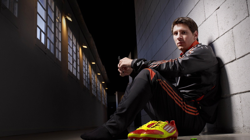 black, man, beside, 5K, orange, leather, Forward, Lionel Messi, sits, footballer, The best players 2015, Lionel Andres Messi Cuccittini, gray, Barcelona