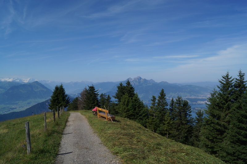 hiking, central switzerland, day, alpine, mountain range, 5K, cloud - sky, leisure activity, sky, outdoors, mountain, transportation, road, the way forward