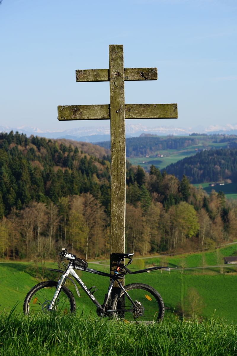outdoors, sky, beauty in nature, bike, altbüron, plant, border path napf mountains country, transportation, isenhuet, vantage point isehuet, bicycle, land