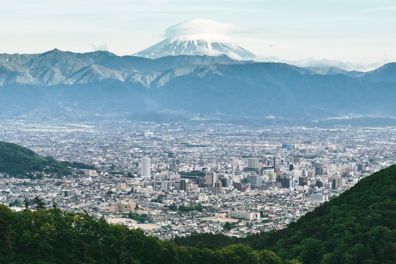 mount fuji, environment, snow, white, photo, travel destinations, ccity, no people, snowcapped mountain, kofu, building exterior, mountain peak, wide, japan