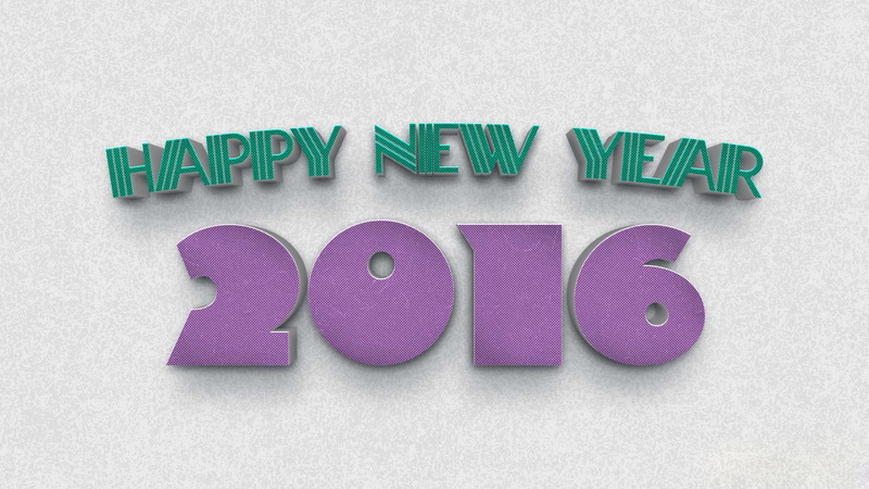 New Year, Holiday, New Year 2016, 1080P