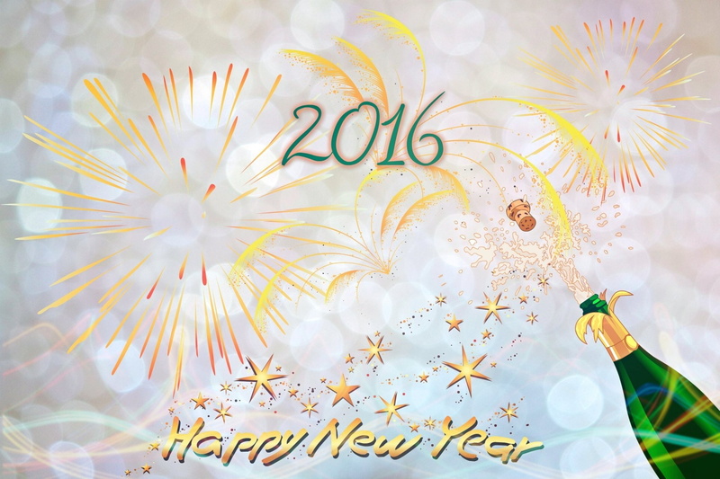 Champagne, New Year, Artistic, Holiday, 1080P, New Year 2016