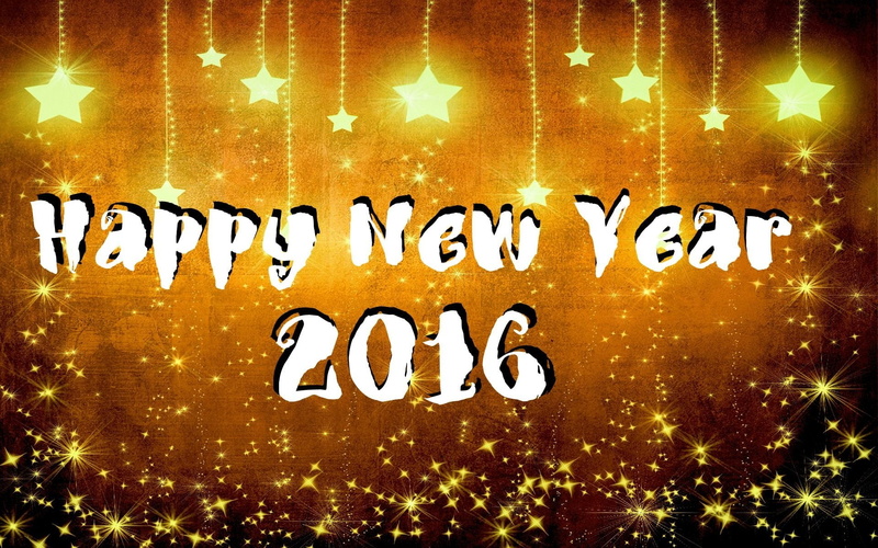 New Year, Holiday, New Year 2016, 1080P