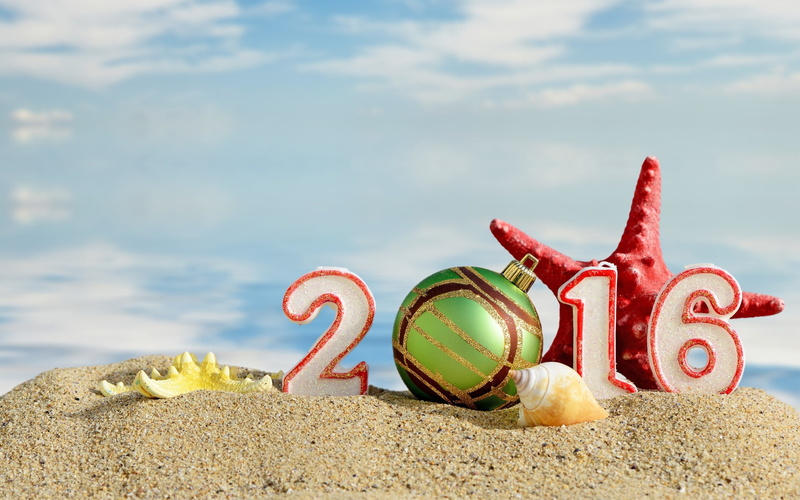 multi colored, decoration, year, design, creativity, christmas, focus on foreground, red, 2K, beach, land, cloud - sky, letters, number, merry