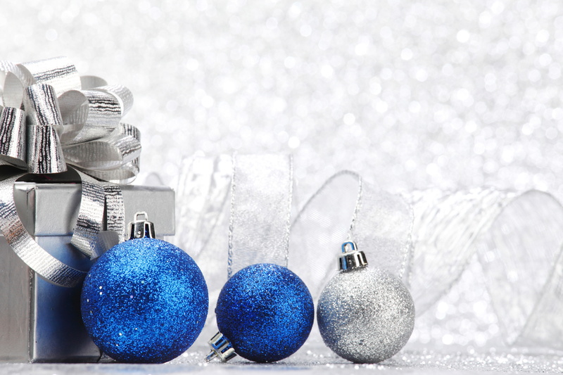 luxury, box, sphere, New Year, silver, balls, holiday, event, 5K, shiny, gift, christmas ornament, decoration, cold temperature, close-up, three, silver colored