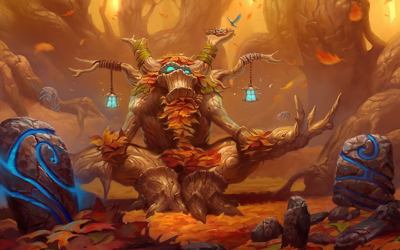 Hearthstone: Heroes Of Warcraft, video games, 1080P, hearthstone, world of warcraft, Druids, fantasy Art