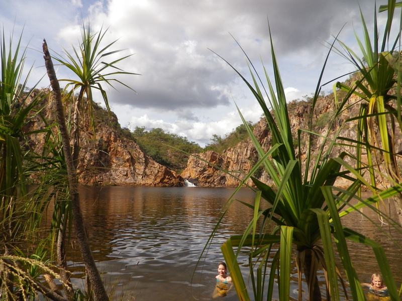 N T, scenics - nature, n t springs, outdoors, cloud - sky, land, swimming hole, t, tree, n, no people, territory, rock - object, tranquil scene, plant
