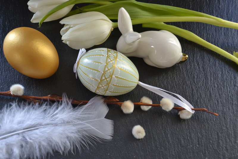 celebration, easter, spring, table, holiday, nature, easter egg, no people, high angle view, plant, hare, egg, white, flowering plant, tulips, deco, flower