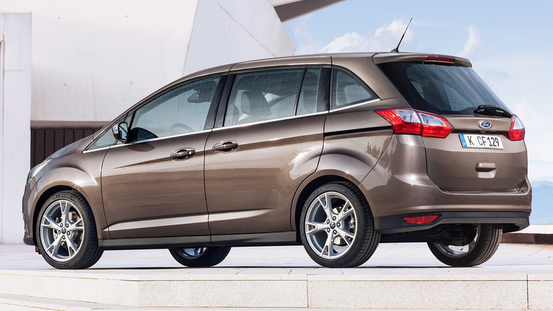 Car, 1080P, Brown Car, Compact MPV, Ford Grand C-MAX, Ford