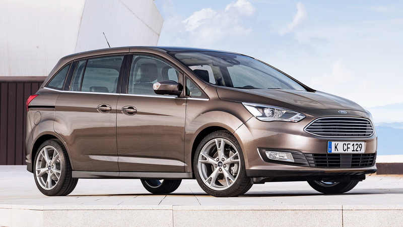 1080P, Compact MPV, Ford Grand C-MAX, Car, Ford, Brown Car