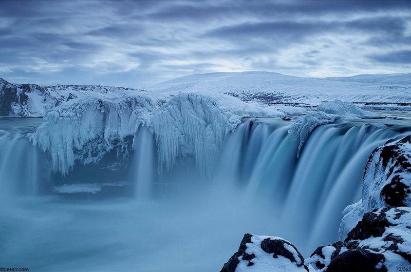 godafoss, waterfall, iceland, 1080P