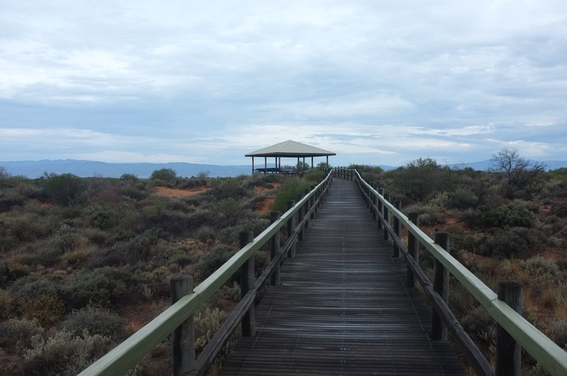tranquility, connection, day, diminishing perspective, Port Augusta, cloud - sky, scenics - nature, Australia, architecture, tranquil scene, railing, non-urban scene