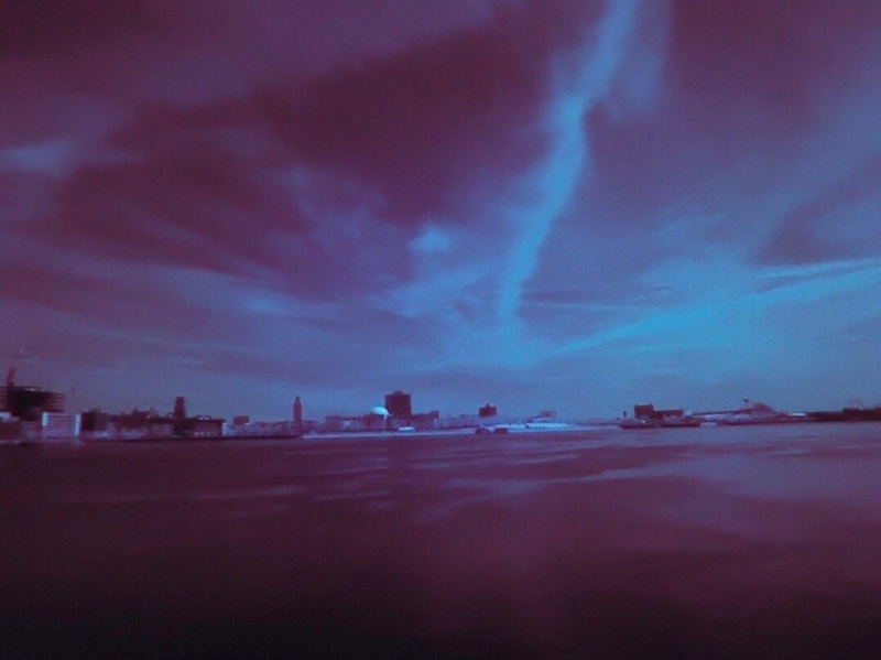 water, environment, urban skyline, dusk, dark, nature, river, landscape, sky, cityscape, night, dramatic sky, infrared, travel destinations, 1080P, tranquility