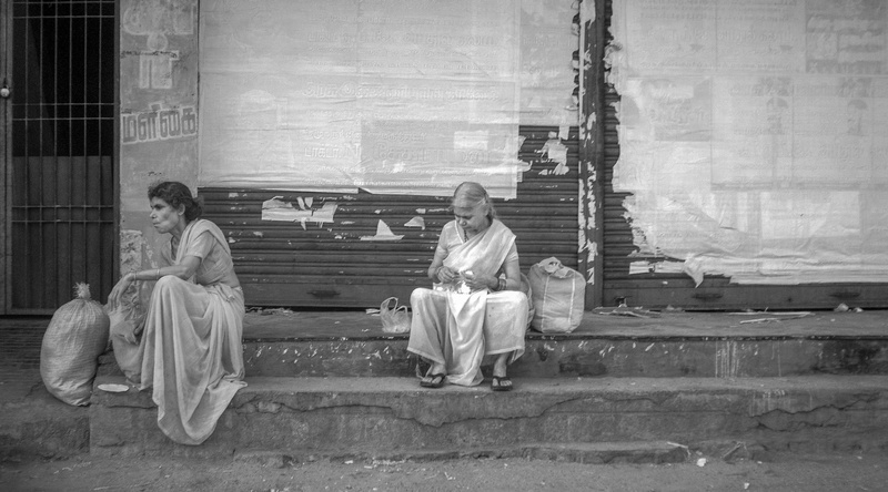 kumbakonam, full length, outdoors, people, poverty, childhood, family, casual clothing, females, day, infrared, architecture, child, adult, real people