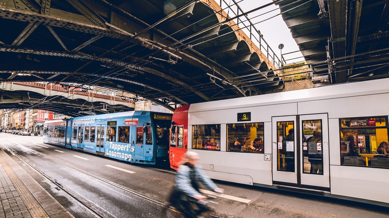 tram, railroad station, public transportation, mobility, cologne, city, kvb, bike, motion, track, terminal, pedestrian, cable car, rain, vehicle, subway train