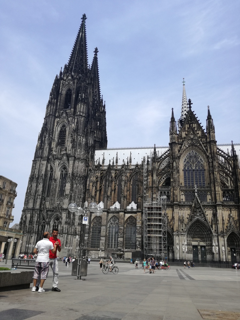 building exterior, lifestyles, spirituality, cologne cathedral, religion, built structure, germany, men, old town, travel destinations, places of interest