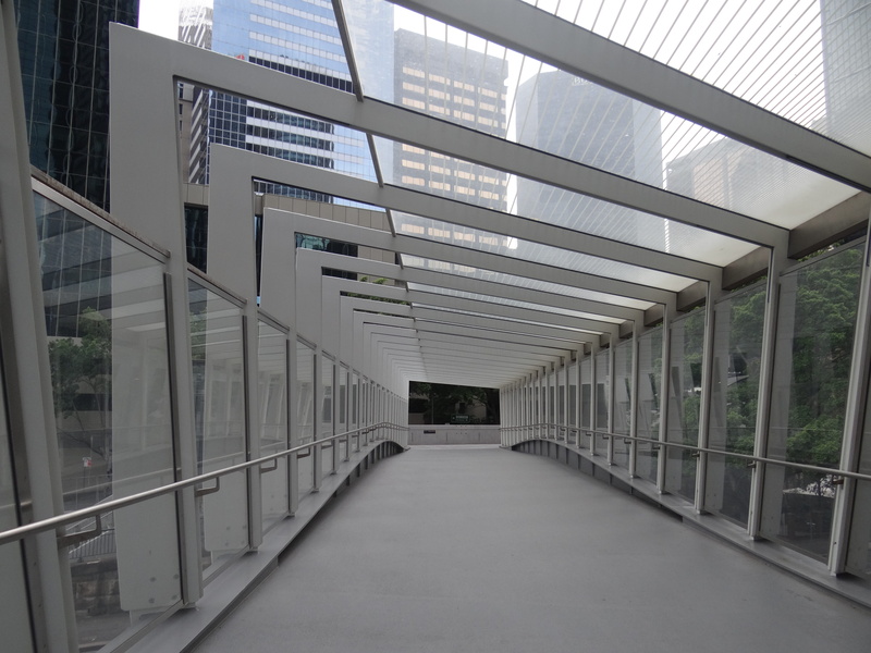 the way forward, empty, bridge, no people, corridor, glass - material, sydney, window, arcade, indoors, overpass, australia, pedestrian, absence, built structure