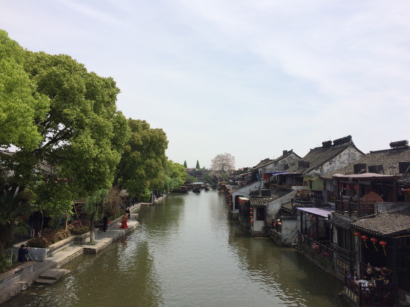 river, city, nature, Town, outdoors, day, cloud - sky, built structure, nautical vessel, historic, Building, sky, tree, china, Ancient, jiaxing, 2K, couples