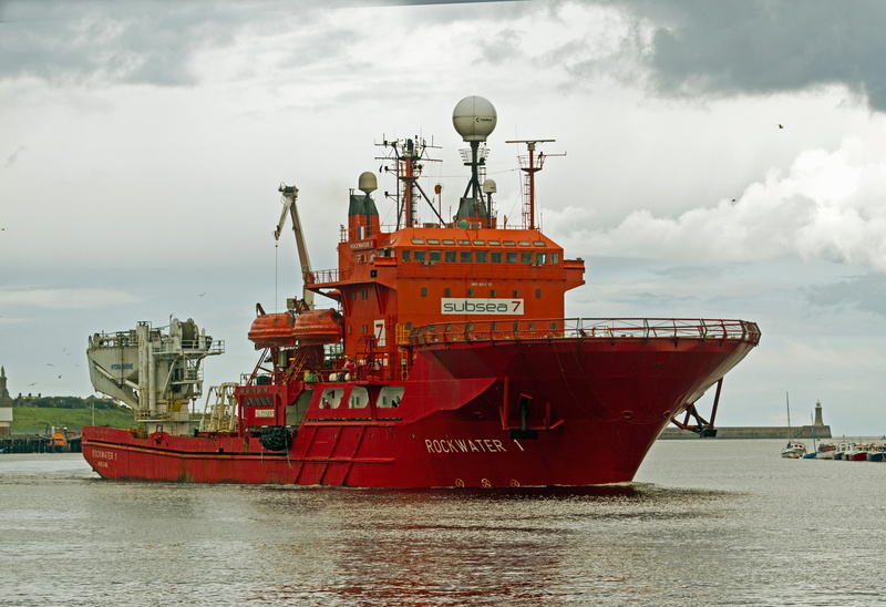 rig vessel, outdoors, ship, nautical vessel, industry, business, transportation, mode of transportation, sky, river tyne, red, no people, freight transportation