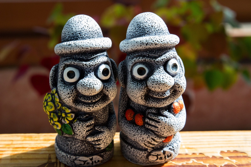 mammal, close-up, creativity, art and craft, owl, 2K, two objects, portrait, gray, doll, specialties, no people, focus on foreground, day, outdoors, jeju island