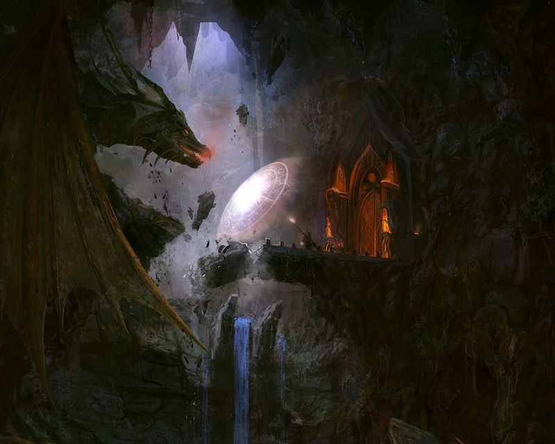 rock - object, cave, flowing, outdoors, beauty in nature, flowing water, motion, rock, water, geology, scenics - nature, no people, solid, dragon waterfall wizard bridge the lord of the rings
