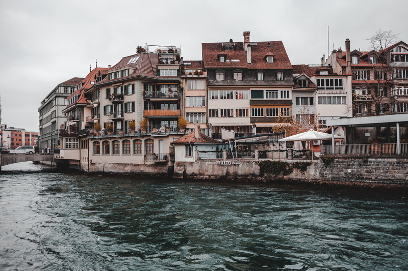 passenger craft, river, built structure, building, white, switzerland, architecture, transportation, no people, water, rippled, nautical vessel, sky, outdoors