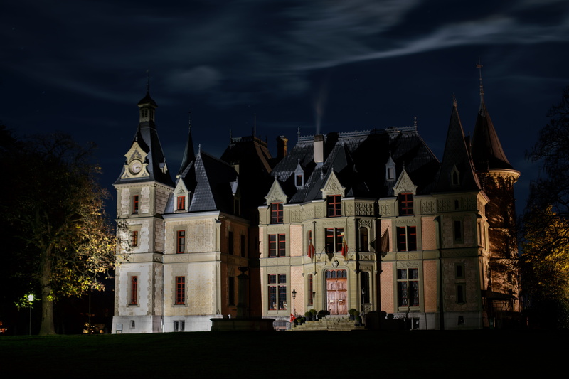 long exposure, thun, night, castle, built structure, spirituality, atmosphere, nature, religion, travel destinations, sky, building, building exterior