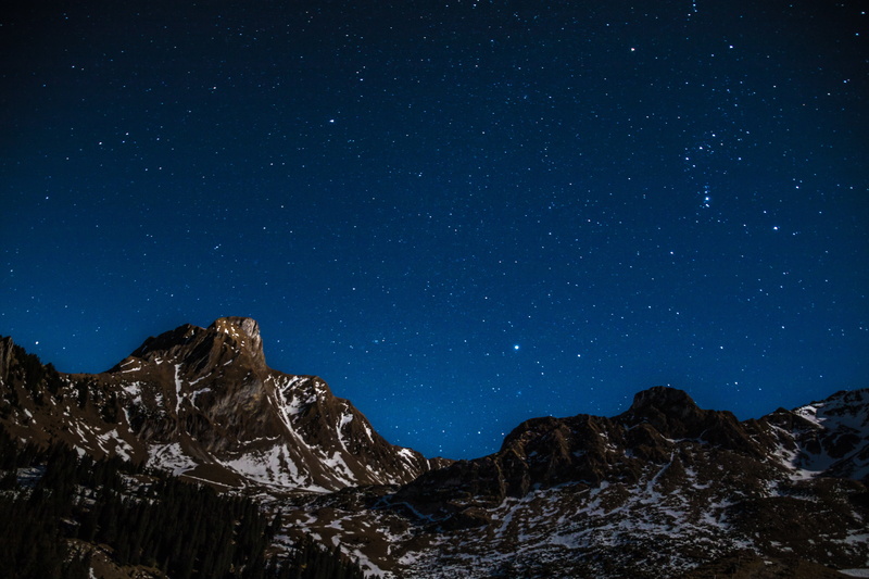 outdoors, skies, nature, evening sky, scenics - nature, star field, beauty in nature, formation, shooting star, mountain range, mountain Peak, mountains