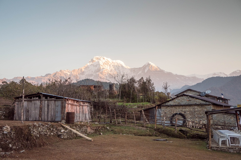 snow, tranquility, mountain peak, himalays, mountains, mountain, architecture, outdoors, tranquil scene, landscape, 4K, copy space, scenics - nature, foothills