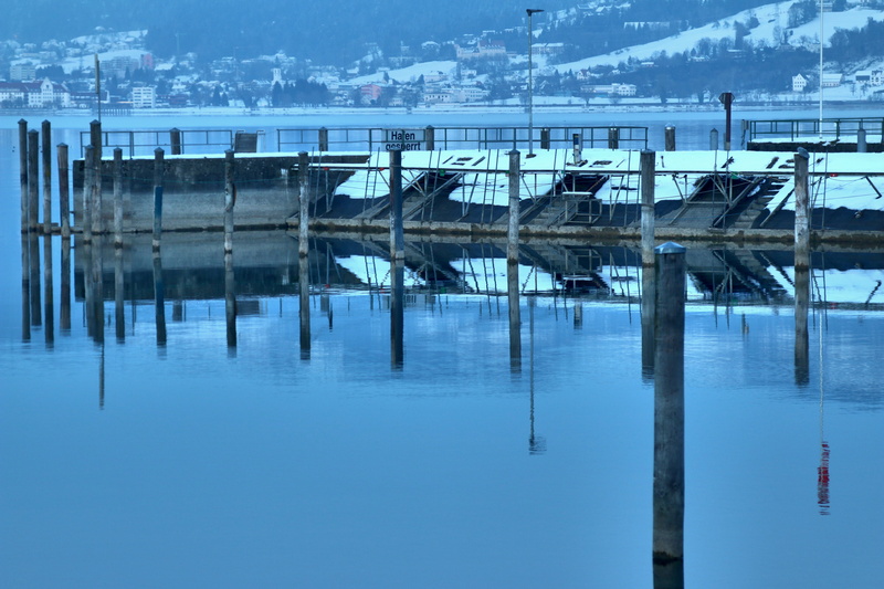 built structure, waterfront, evening, wood - material, tranquility, post, no people, lake constance, romantic, outdoors, building exterior, cold nature