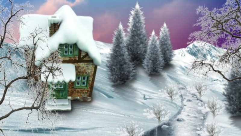 wonderland, snow, mountain, winter-wonderland, 1080P, winter