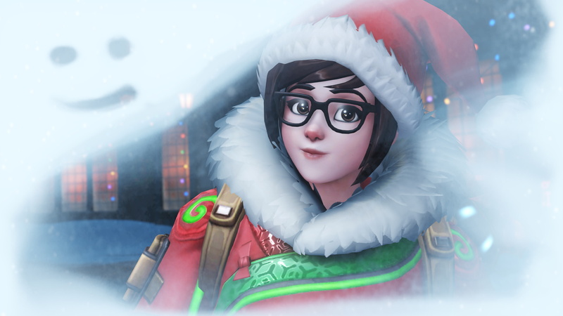 4K, 4K, Overwatch, Mei, Winter Wonderland