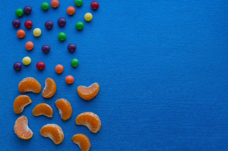 no people, background, colorful, design, multi colored, studio shot, creativity, funny, delicious, fun, tasty, mandarin, eat, sweet, cartoon, variation