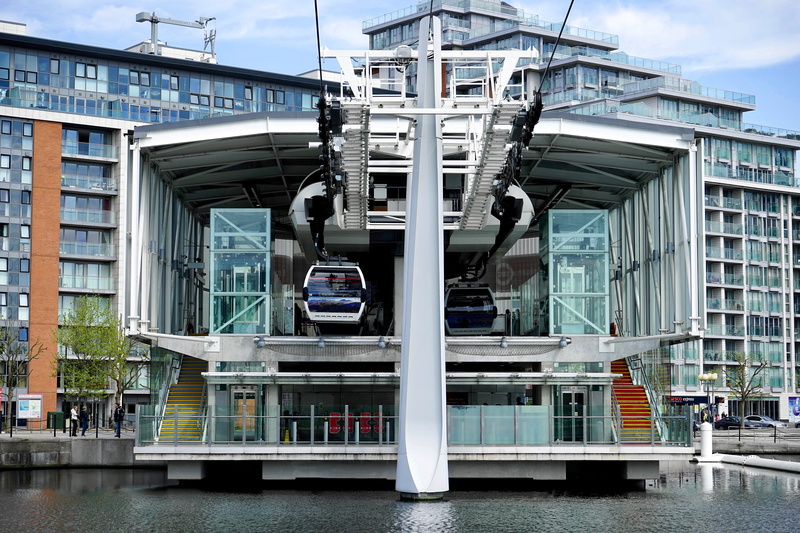 connection, bridge, passenger craft, England, nautical vessel, landmark, car, sky, bridge - man made structure, nature, building exterior, no people, structure