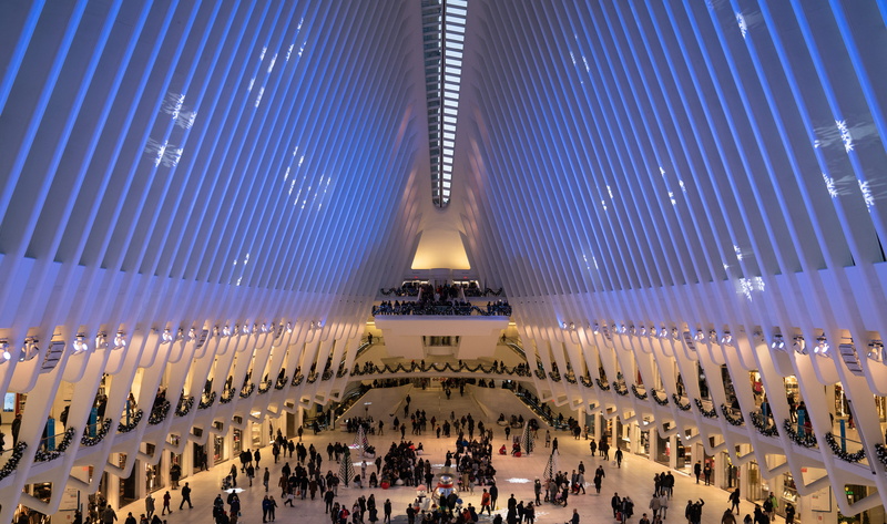 modern, city, roof, 185 greenwich st, convention center, floor, tourism, travel, indoors, luxury, men, lighting, built structure, flooring, lobby, architecture